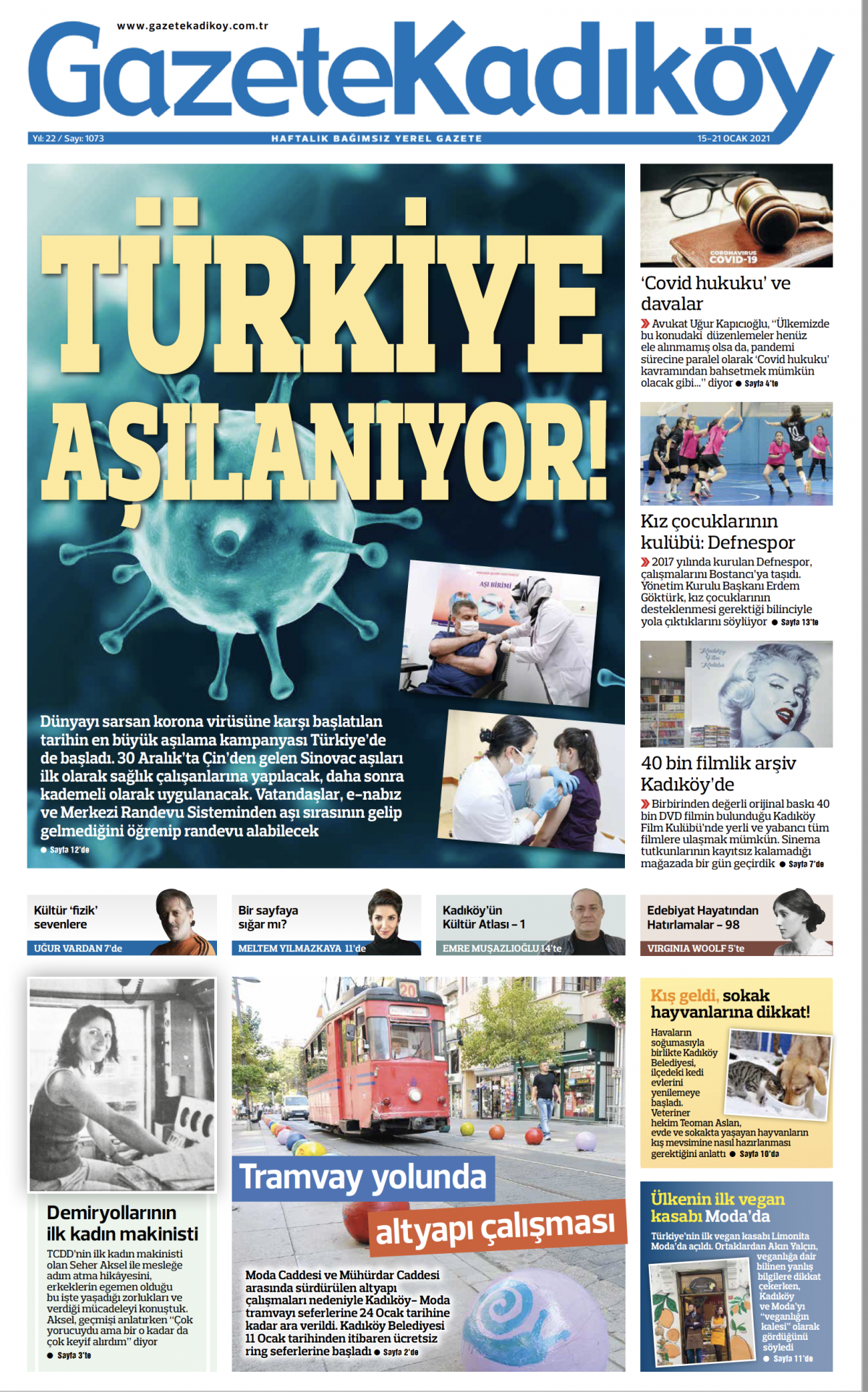 Gazete Kadıköy - 1073.Sayı